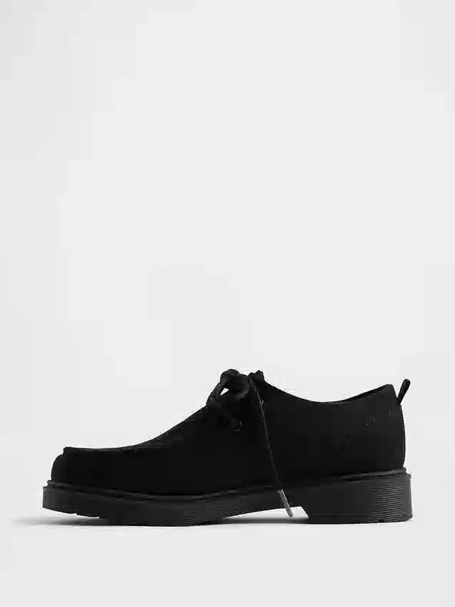 Kids Vegan Suede Loafers