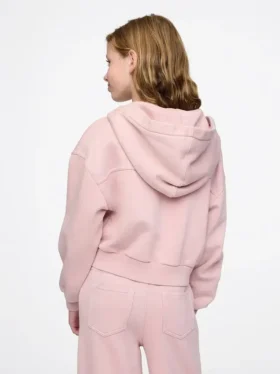 Kids Vintagesoft Crop Zip Hoodie