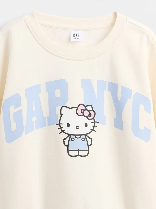 Kids Vintagesoft Hello Kitty Logo Sweatshirt