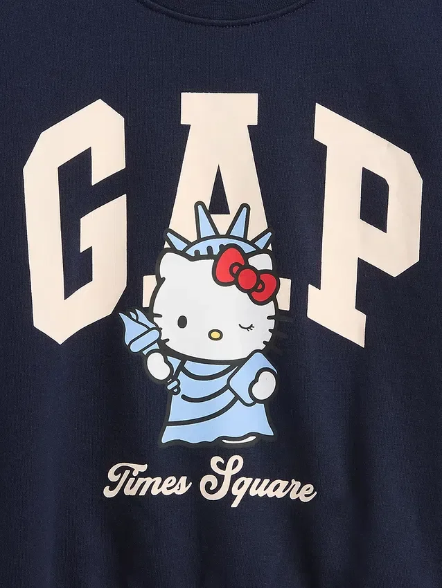 Kids Vintagesoft Hello Kitty Logo Sweatshirt