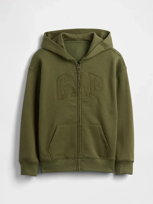 Kids Vintagesoft Logo Zip Hoodie