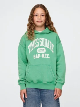 Kids Vintagesoft Nyc Times Square Hoodie