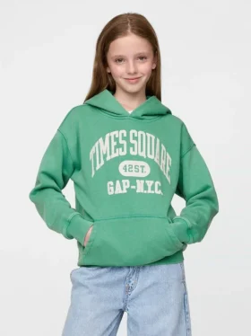 Kids Vintagesoft Nyc Times Square Hoodie