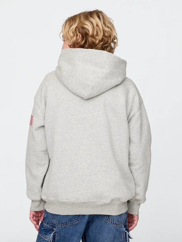 Kids Vintagesoft Nyc Times Square Hoodie
