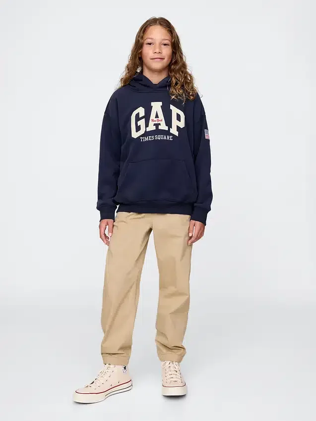 Kids Vintagesoft Nyc Times Square Hoodie
