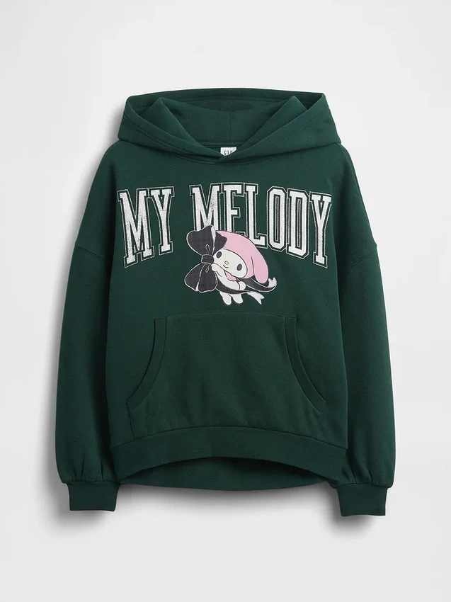 Kids Vintagesoft Oversized Hello Kitty Hoodie