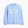 Kids Vintagesoft Oversized Mockneck Logo Sweatshirt