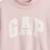 Kids Vintagesoft Oversized Mockneck Logo Sweatshirt