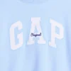 Kids Vintagesoft Oversized Mockneck Logo Sweatshirt