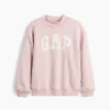 Kids Vintagesoft Oversized Mockneck Logo Sweatshirt