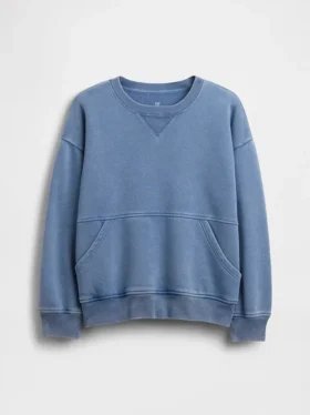 Kids Vintagesoft Relaxed Crewneck Pocket Sweatshirt