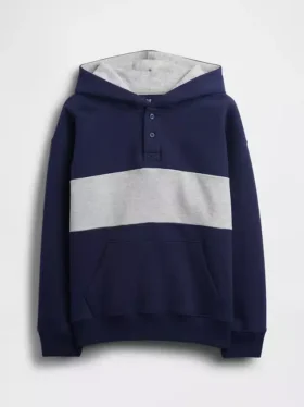 Kids Vintagesoft Relaxed Henley Hoodie