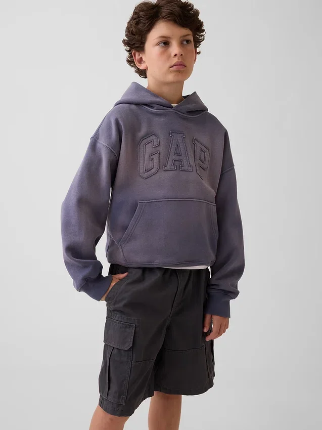 Kids Vintagesoft Relaxed Logo Hoodie