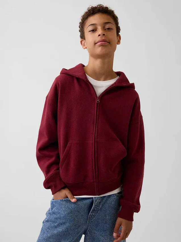 Kids Vintagesoft Relaxed Zip Hoodie