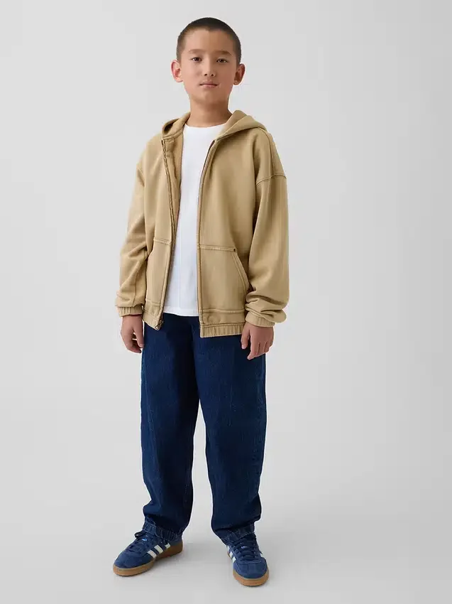 Kids Vintagesoft Relaxed Zip Hoodie