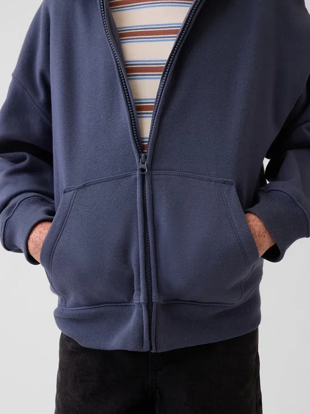Kids Vintagesoft Relaxed Zip Hoodie