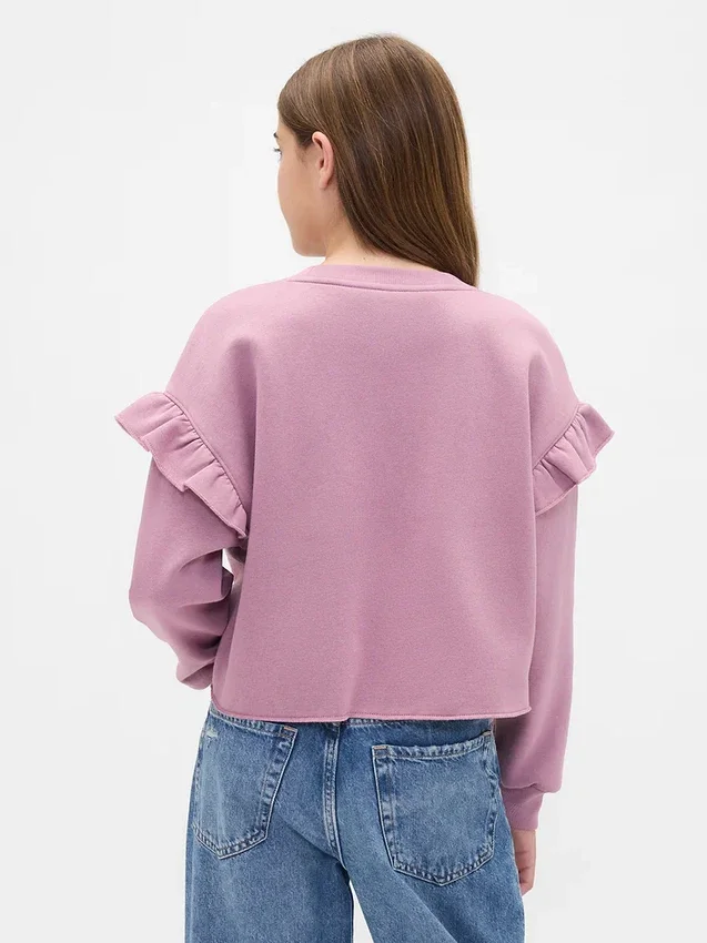 Kids Vintagesoft Ruffle Sweatshirt