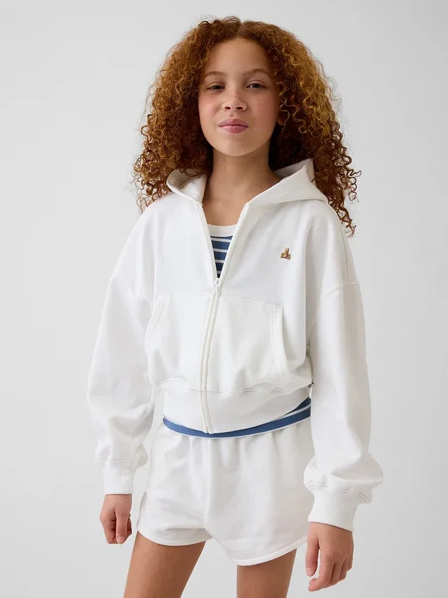 Kids Vintagesoft Terry Wedge Zip Hoodie