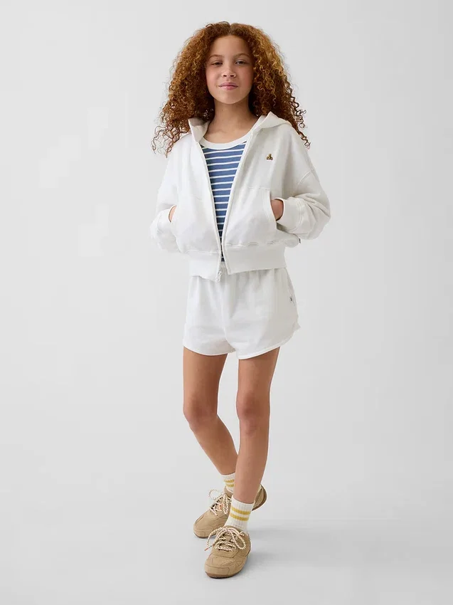 Kids Vintagesoft Terry Wedge Zip Hoodie
