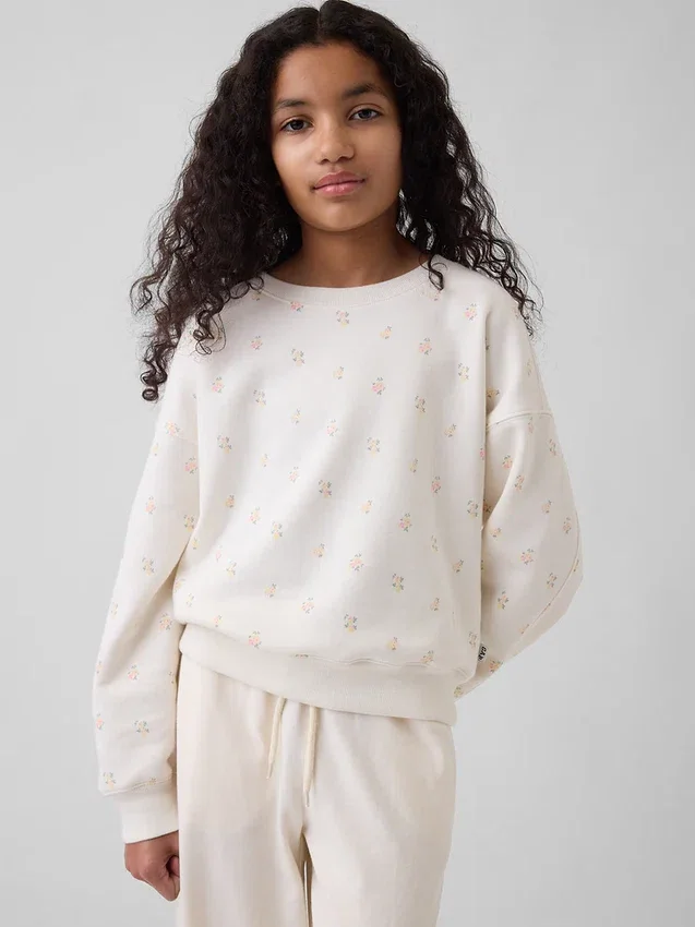Kids Vintagesoft Wedge Crewneck Sweatshirt