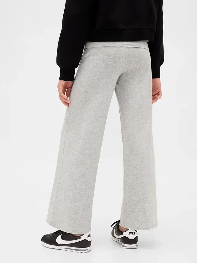 Kids Wide-Leg Foldover Leggings