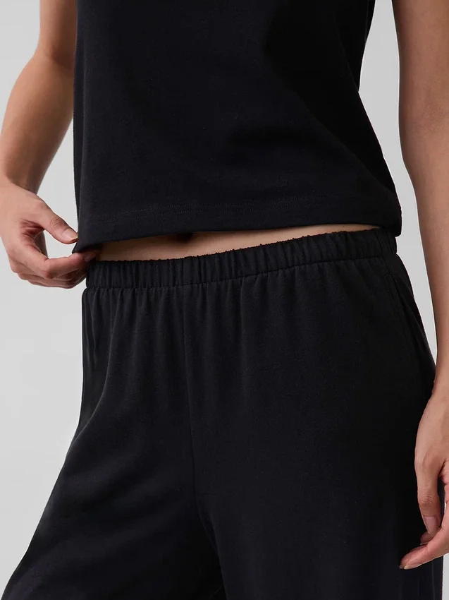 Knit Wide-Leg Pants