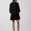 Lace-Trim Drop-Waist Mini Dress