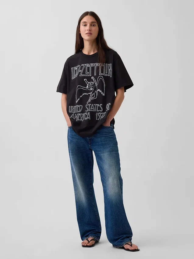 Led Zeppelin Relaxed Graphic T-Shirt