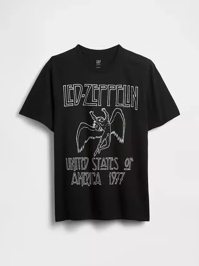 Led Zeppelin Relaxed Graphic T-Shirt