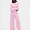 Lightweight Cashsoft Pointelle Heart Pj Pants