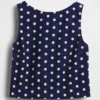 Linen-Blend Crop Shell Tank Top
