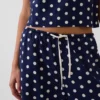 Linen-Blend Relaxed Easy Culotte Pants