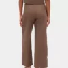 Linen-Blend Relaxed Straight Ankle Pants