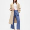 Linen-Blend Relaxed Straight Ankle Pants