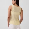 Linen-Blend Tank Top