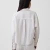 Linen-Cotton Oversized Shirt