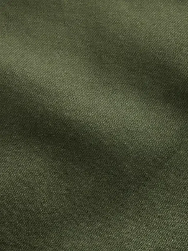 Linen-Cotton Relaxed Straight Trousers