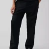 Linen-Cotton Relaxed Taper Easy Pants