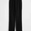 Linen-Cotton Relaxed Taper Easy Pants