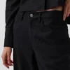 Linen-Cotton Wide-Leg Pants