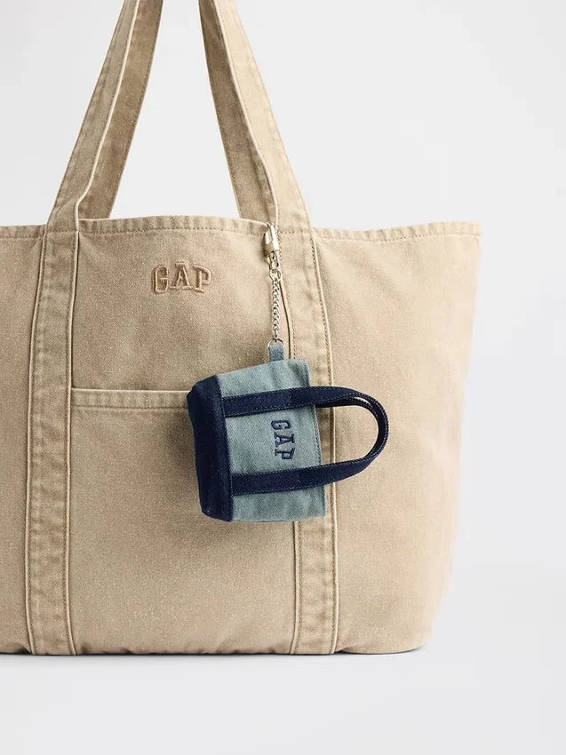 Logo Tote Bag Charm