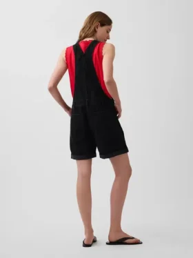 Loose Denim Shortalls