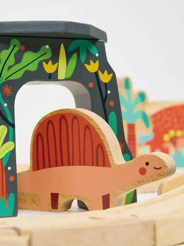 Lost World Dinosaur Railway Set