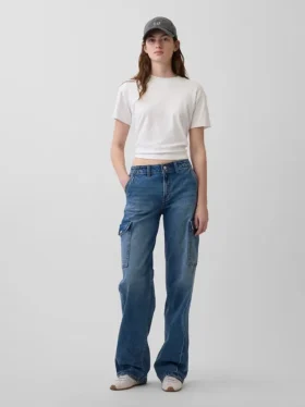 Low Rise '90S Loose Cargo Jeans