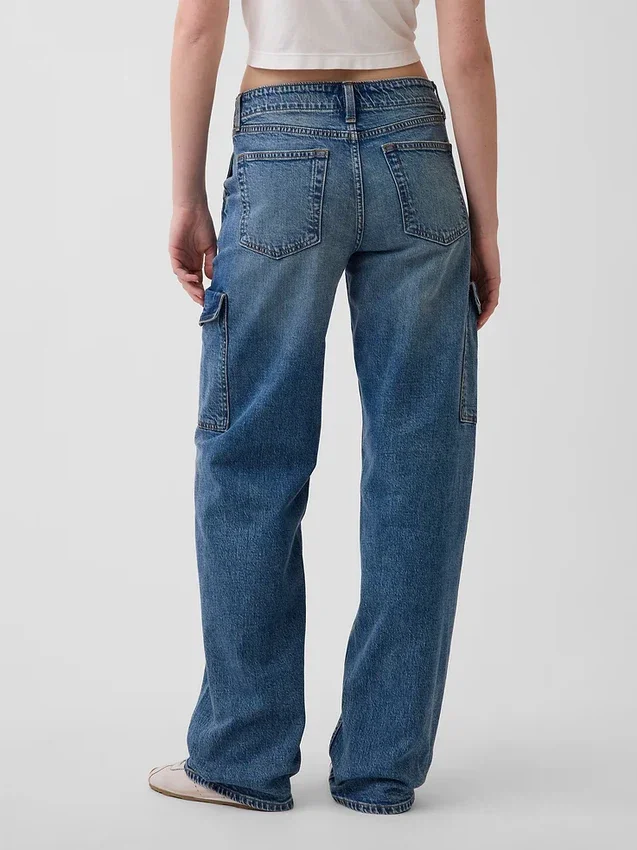 Low Rise '90S Loose Cargo Jeans
