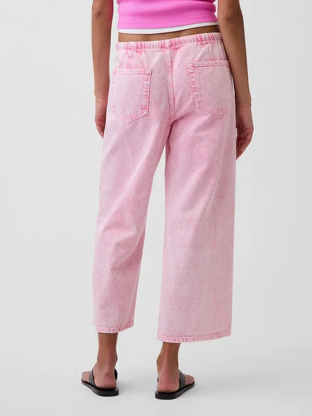 Low Rise '90S Loose Easy Crop Jeans