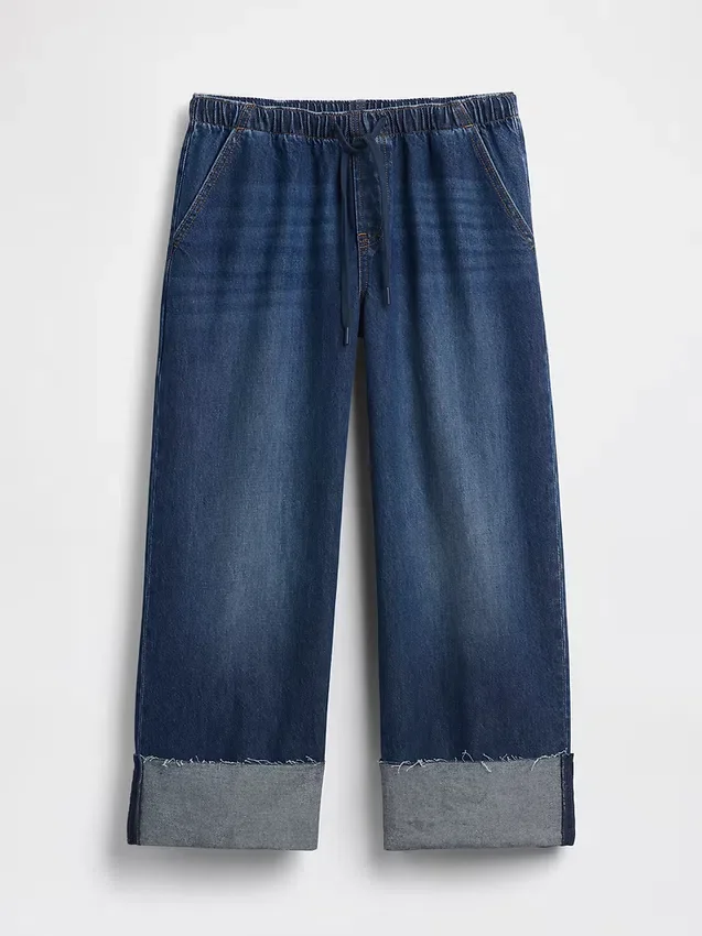 Low Rise '90S Loose Easy Crop Jeans