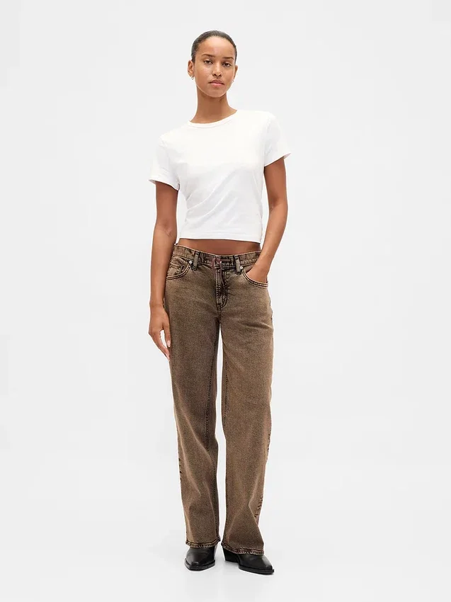 Low Rise '90S Loose Jeans