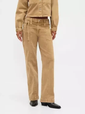 Low Rise ’90S Loose Micro Belt Jeans