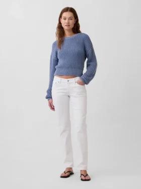 Low Rise '90S Slim Straight Jeans